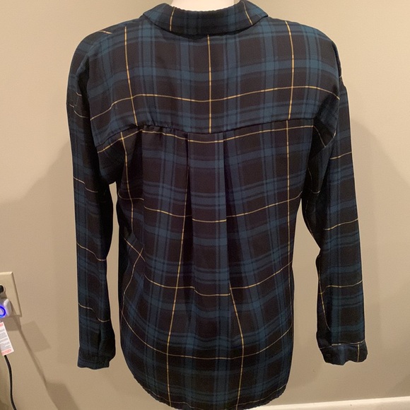 Forever 21 Plaid Sheer Top - Picture 10 of 11